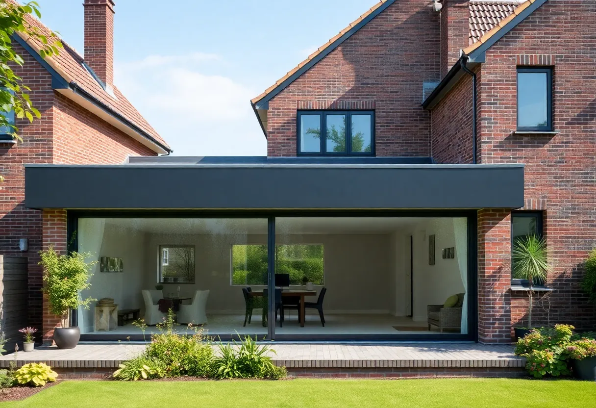 Voorbeeld van een uitbouw